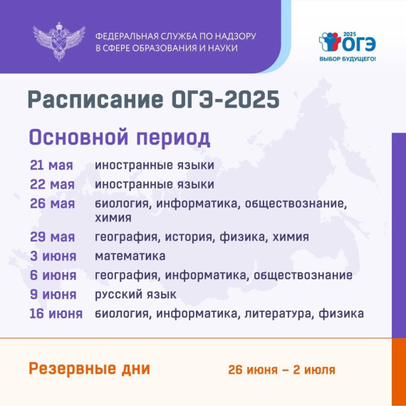 21 мая начинается основной период проведения государственной итоговой аттестации для выпускников 9-х классов.